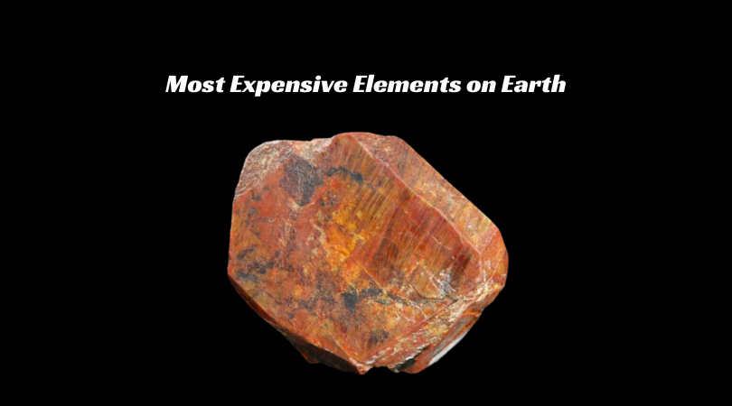 Most Expensive Elements on Earth
